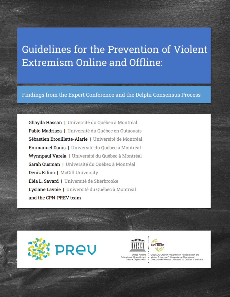 Guidelines for the Prevention of Violent Extremism Online and Offline: Findings from the Expert Conference and the Delphi Consensus Process