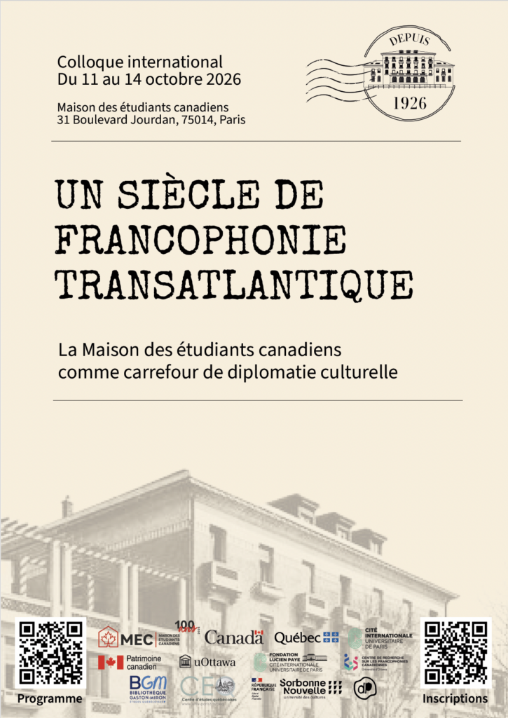 International Conference of the Canadian Students' House